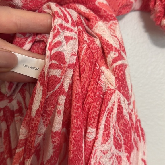 Poupette St Barth Women’s Josie Broderie Mini Dress in Pink Floral - Picture 5 of 9